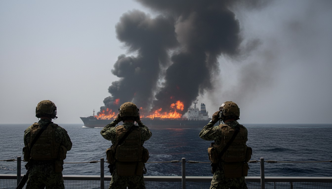 AS Serang Tiga Kapal Tanker Iran Setelah Rudal Targetkan Kapal Perang