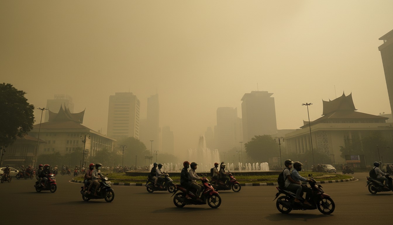 Asap Karhutla Sampai Jakarta, Udara Tidak Sehat di Empat Wilayah