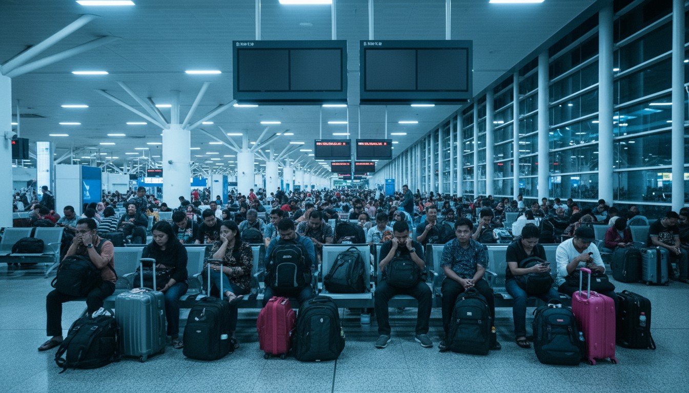 Bandara Soetta Ditutup Berkali-kali Akibat Abu Anak Krakatau