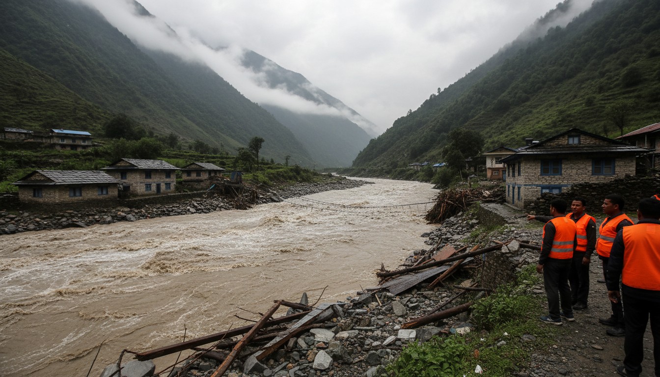 Banjir Bandang Nepal-Tibet Tewaskan 160 Orang, 680 Hilang
