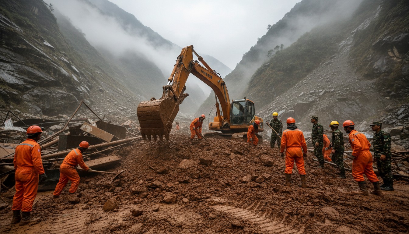 Penyelamatan 10 Hari di Nepal: Pekerja Ditarik Hidup dari Terowongan
