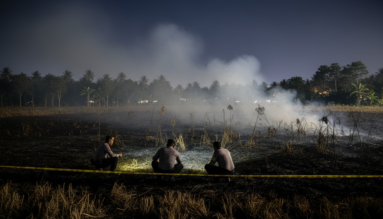 'Pria Senter' dan Pemilik Lahan Jadi Tersangka Karhutla Palangka Raya