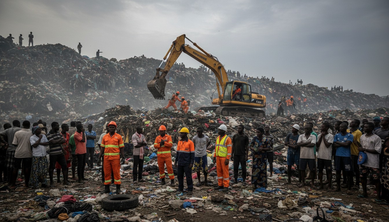 Tanah Longsor di TPA Ibu Kota Guinea Tewaskan 30 Orang